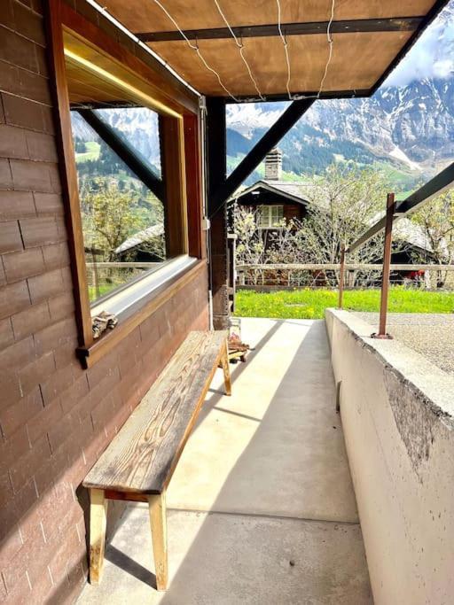 Chalet Sonnenheim, Wohnung Mit Panoramafenster Adelboden Luaran gambar