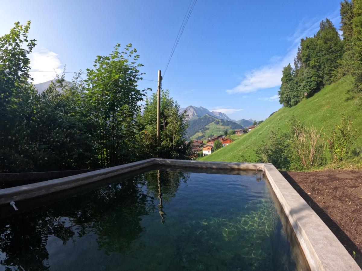 Chalet Sonnenheim, Wohnung Mit Panoramafenster Adelboden Luaran gambar