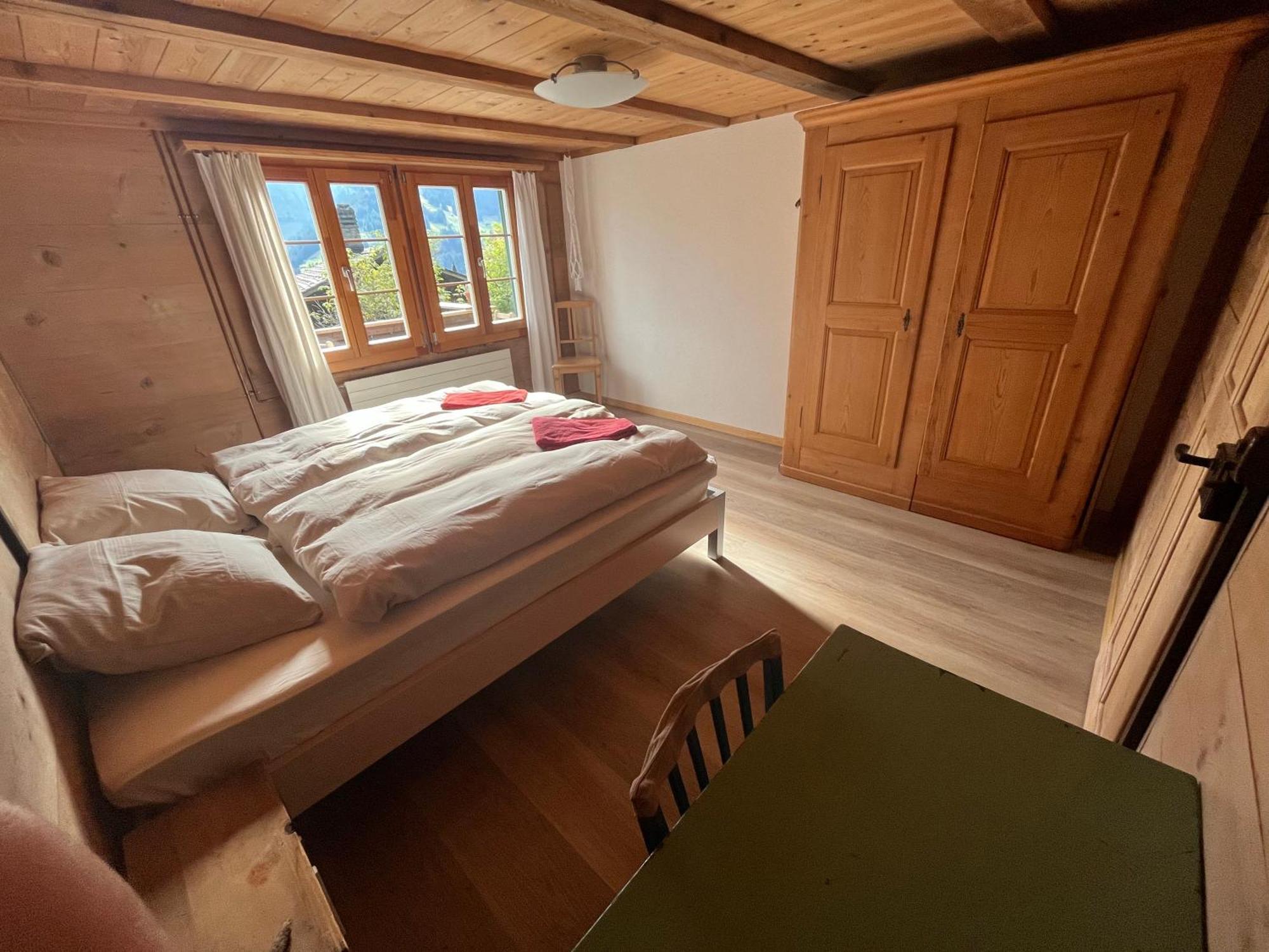 Chalet Sonnenheim, Wohnung Mit Panoramafenster Adelboden Luaran gambar